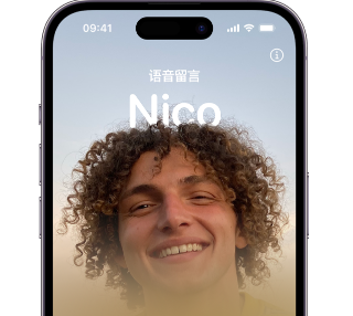 贺兰苹果15服务站分享iPhone15实时语音留言开启方法 